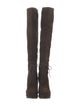 Prada Suede Lace-Up Boots