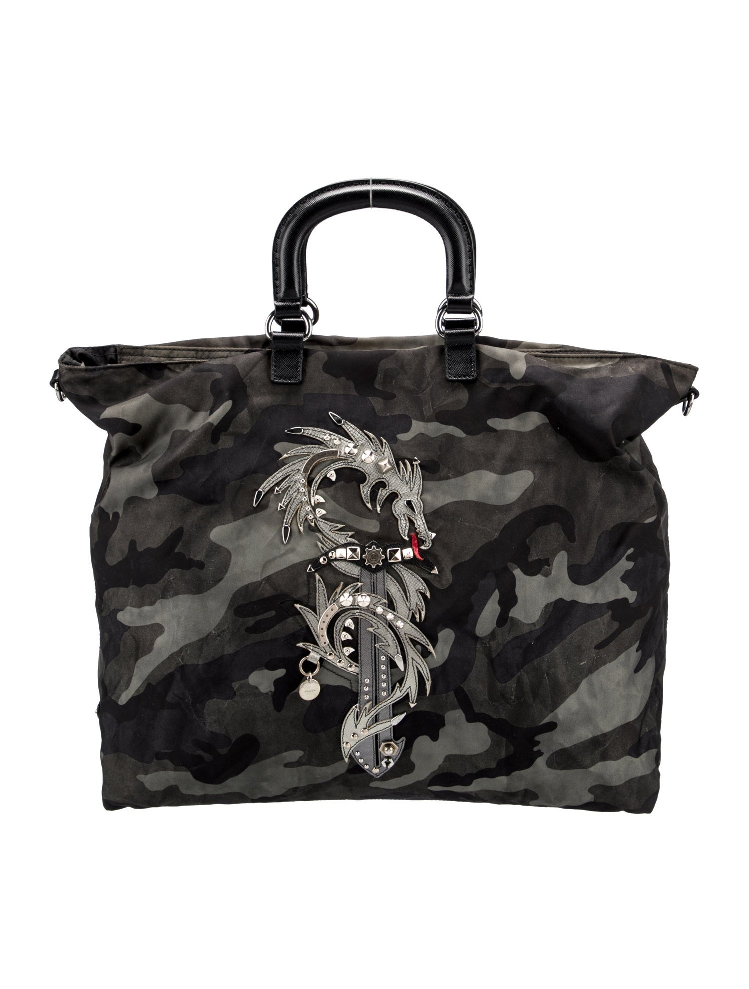 Prada Saffiano Leather Top Handle Bag