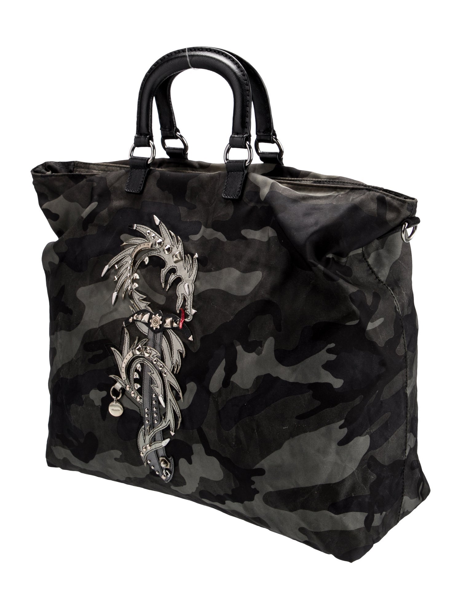 Prada Saffiano Leather Top Handle Bag