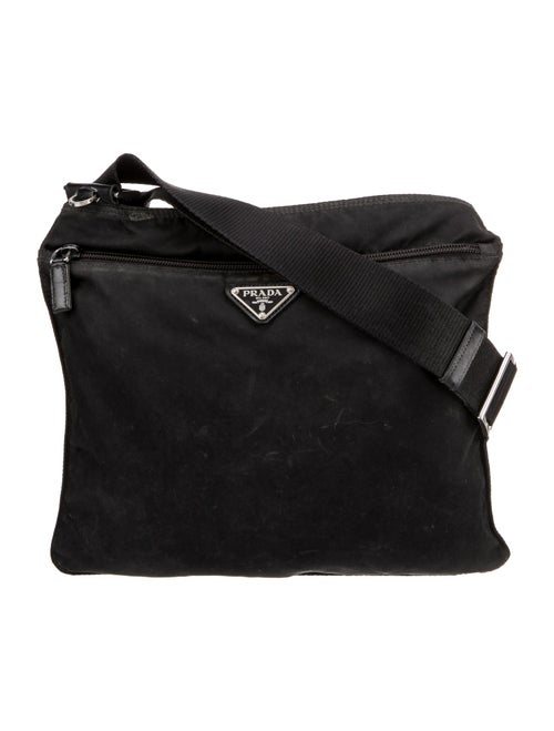 Prada Vela Nylon Messenger Bag
