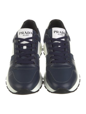 Prada Colorblock Pattern Athletic Sneakers