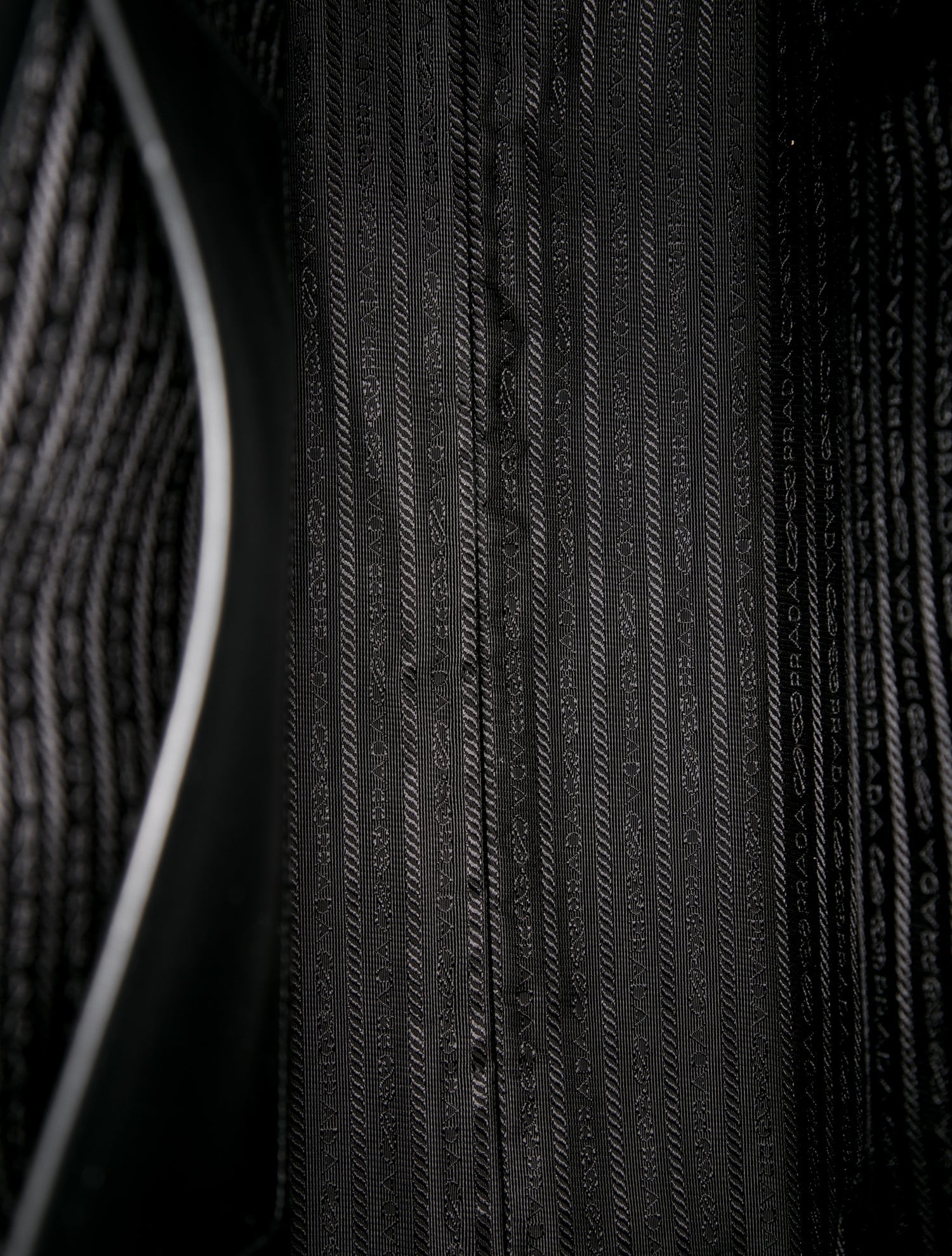 Prada Saffiano Leather Triangolo Symbole Shopping Large