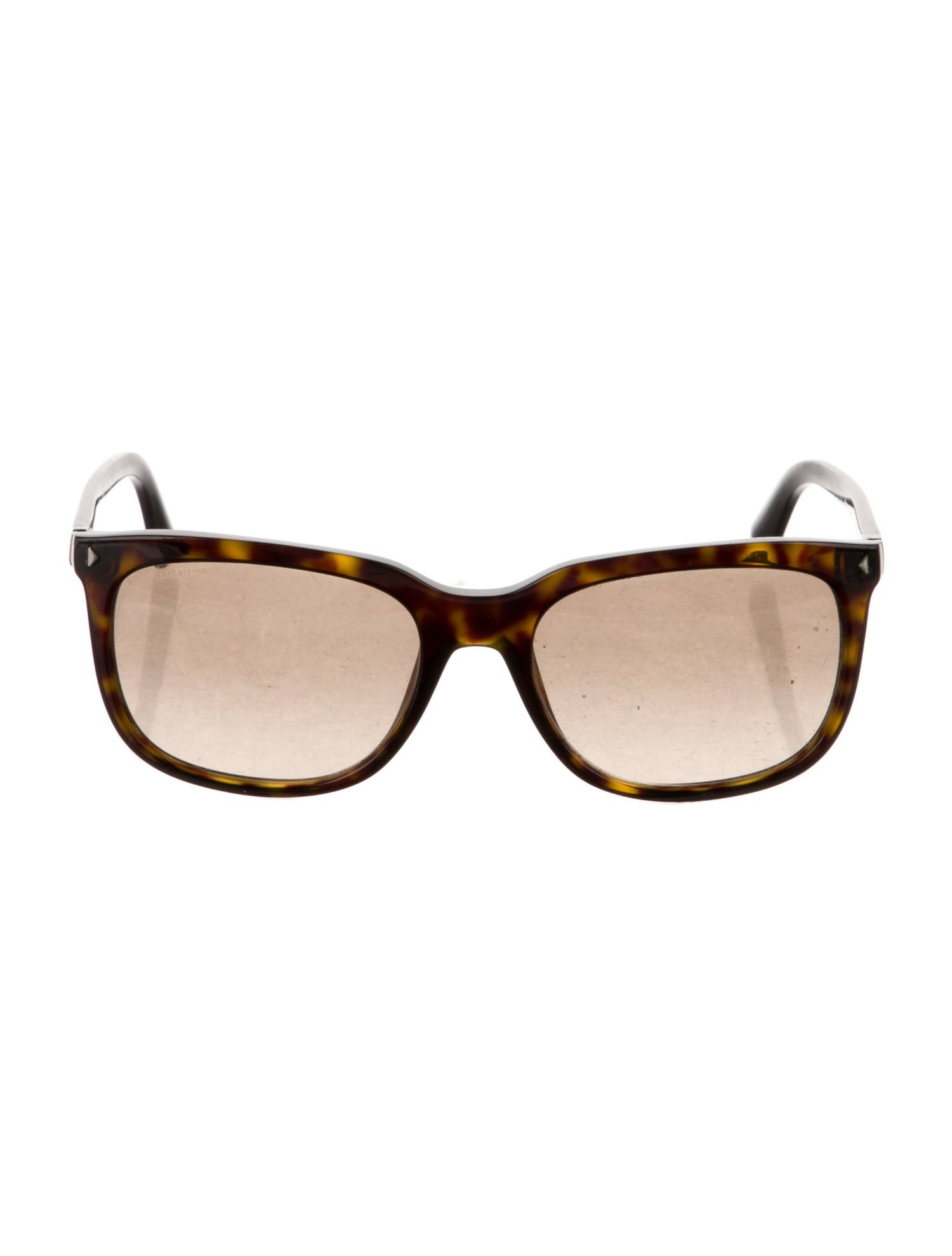 Chanel Vintage Interlocking CC Logo Sunglasses - Brown
