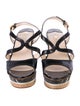 Prada Patent Leather Slingback Sandals