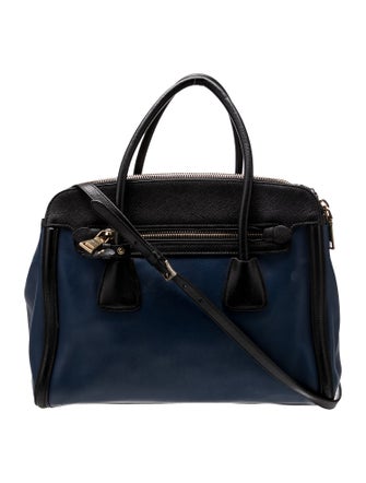 Prada Saffiano Lux Leather Top Handle Bag