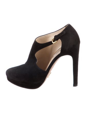 Prada Suede Slingback Pumps