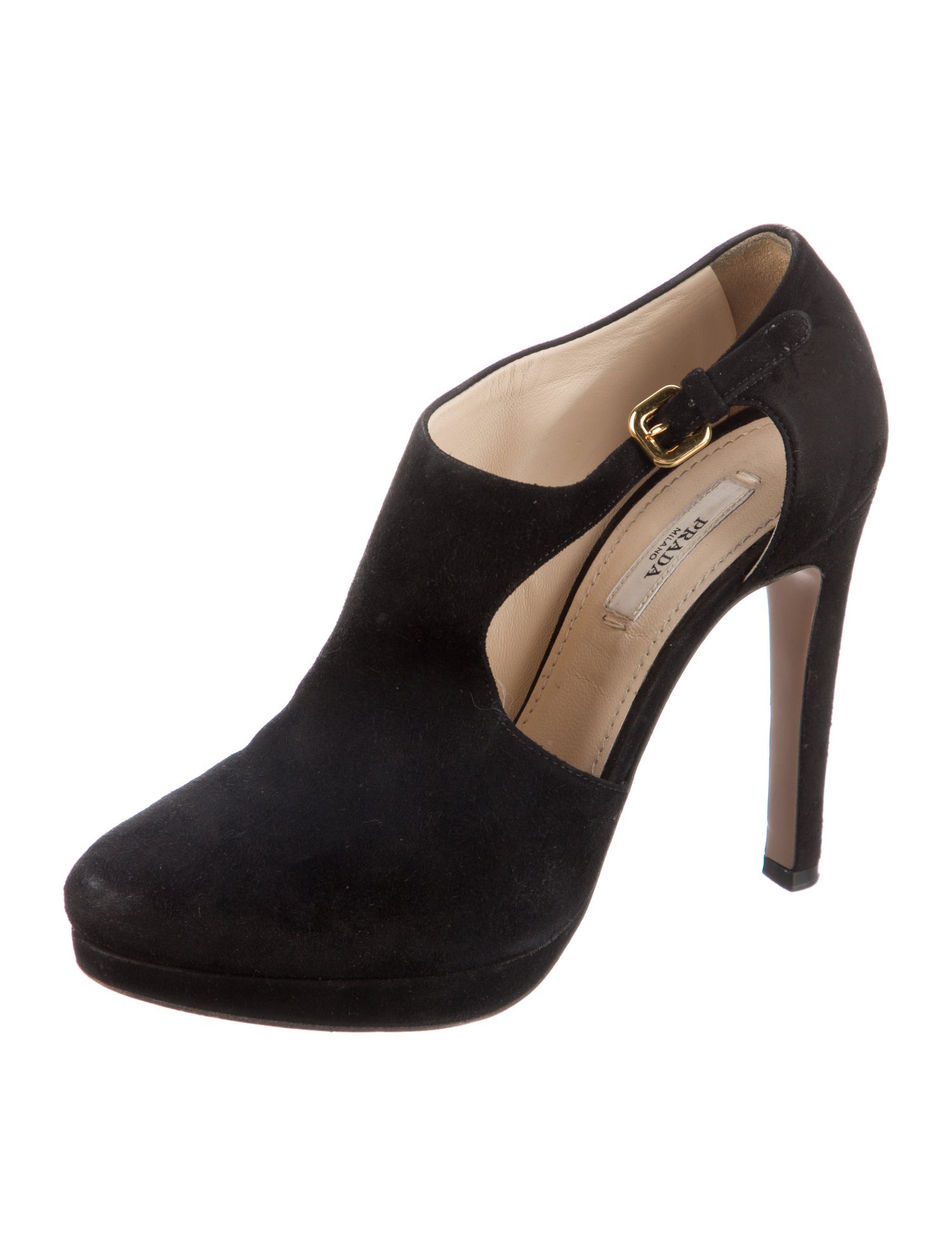 Prada Suede Slingback Pumps