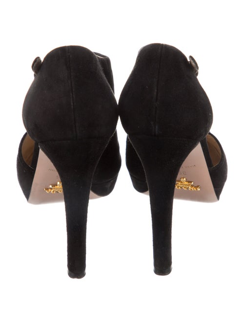 Prada Suede Slingback Pumps