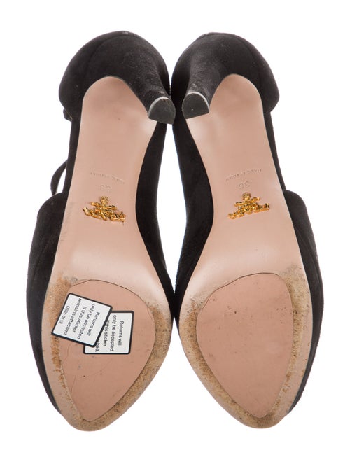 Prada Suede Slingback Pumps