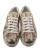 Prada Leather Printed Sneakers