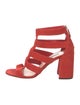 Prada Suede Cutout Accent Gladiator Sandals