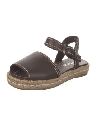 Prada Leather Espadrilles