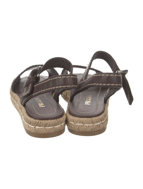 Prada Leather Espadrilles