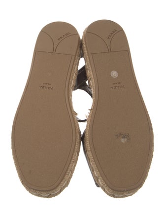 Prada Leather Espadrilles
