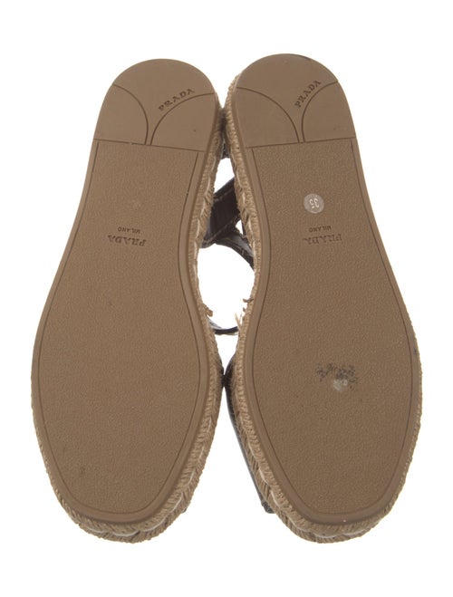 Prada Leather Espadrilles