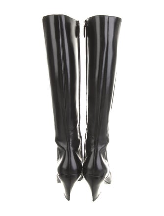 Prada Leather Riding Boots