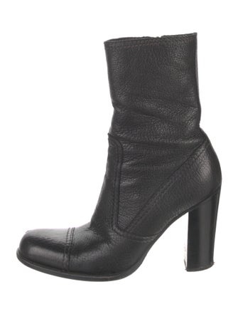 Prada Leather Sock Boots