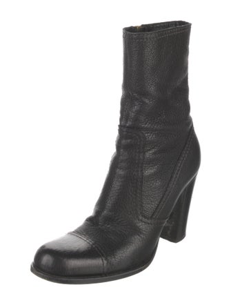 Prada Leather Sock Boots