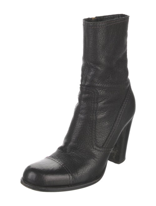 Prada Leather Sock Boots