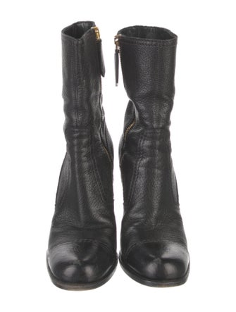 Prada Leather Sock Boots