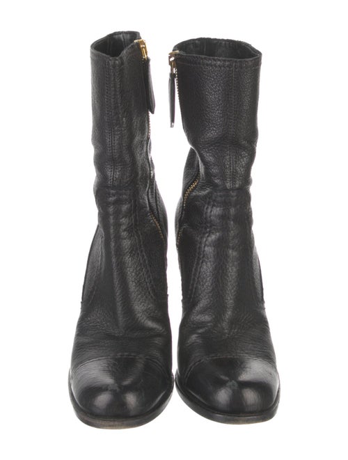 Prada Leather Sock Boots