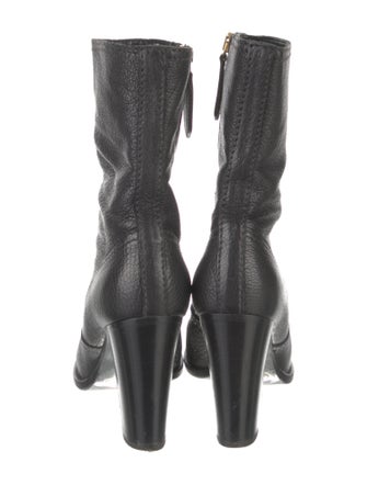 Prada Leather Sock Boots