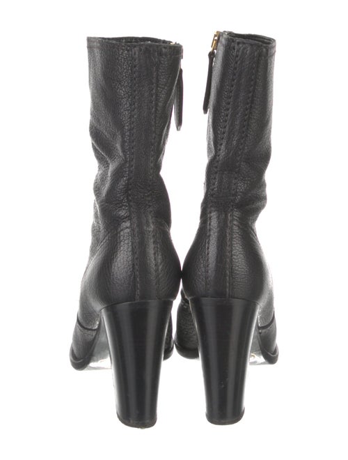 Prada Leather Sock Boots