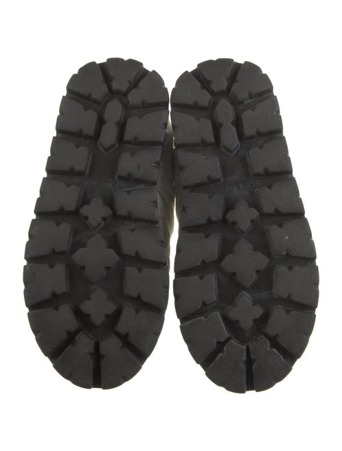 Prada Nylon Graphic Print Snow Boots