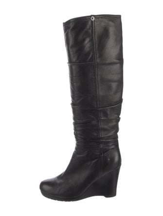 Prada Leather Slouch Boots