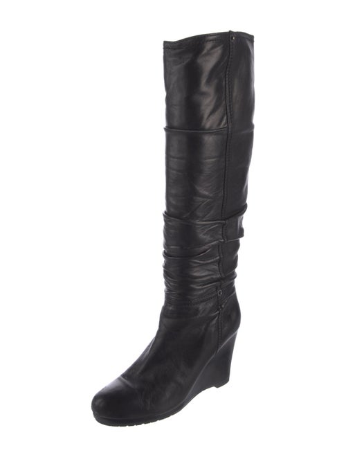 Prada Leather Slouch Boots
