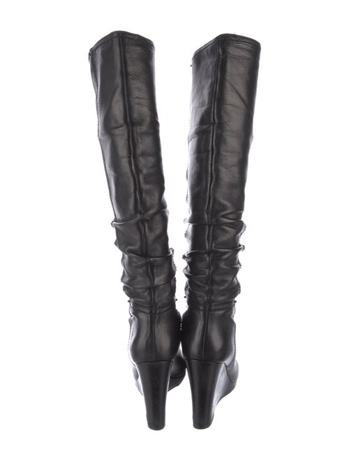 Prada Leather Slouch Boots