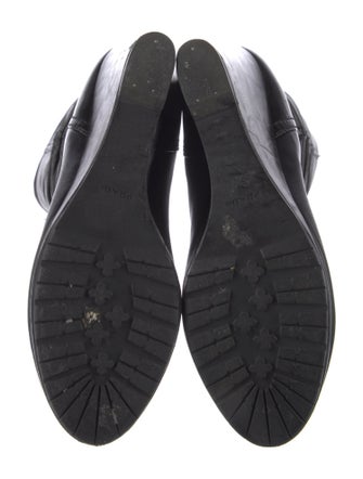 Prada Leather Slouch Boots