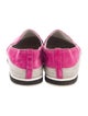 Prada Suede Colorblock Pattern Espadrille Sneakers