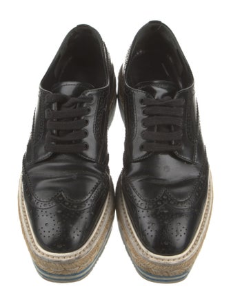 Prada Leather Oxfords