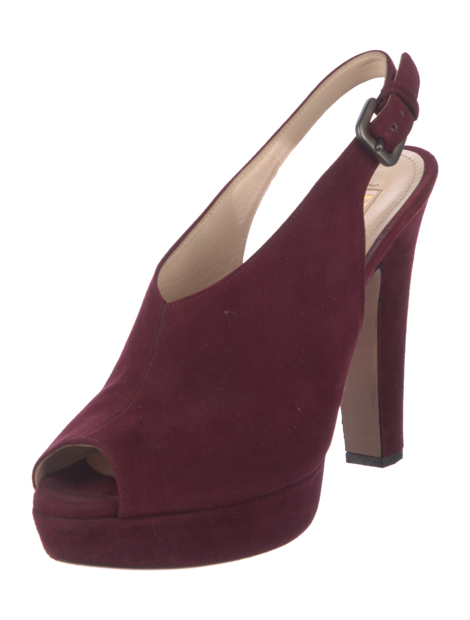 Prada Suede Slingback Pumps