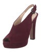 Prada Suede Slingback Pumps