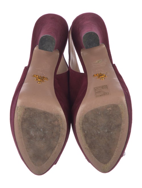 Prada Suede Slingback Pumps