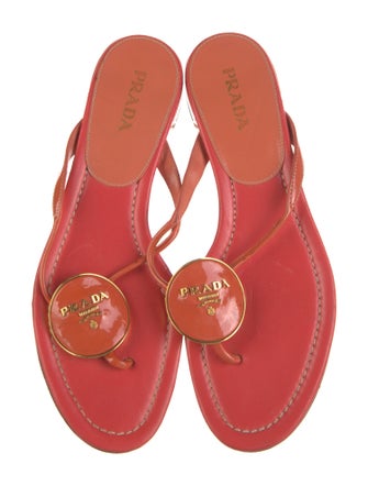 Prada Leather Slides