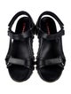 Prada Leather T-Strap Sandals
