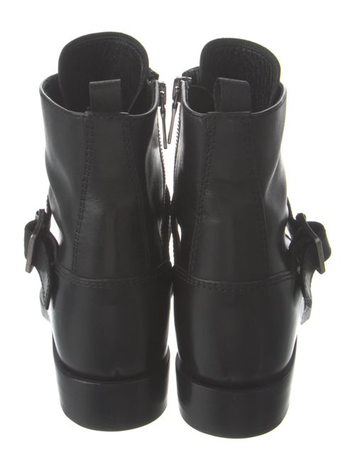 Prada Leather Combat Boots