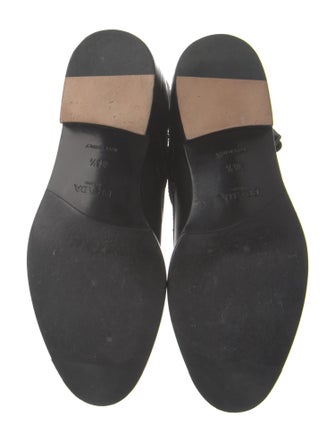 Prada Leather Combat Boots