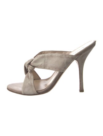 Prada Leather Slides