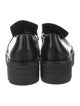 Prada Leather Chain-Link Accents Loafers