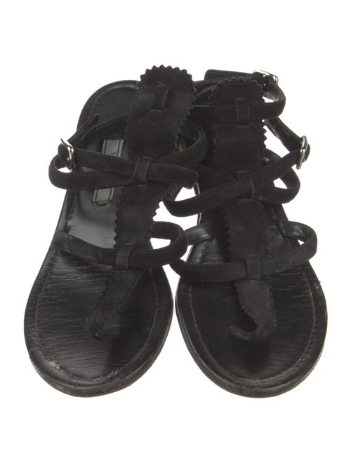 Prada Suede Gladiator Sandals