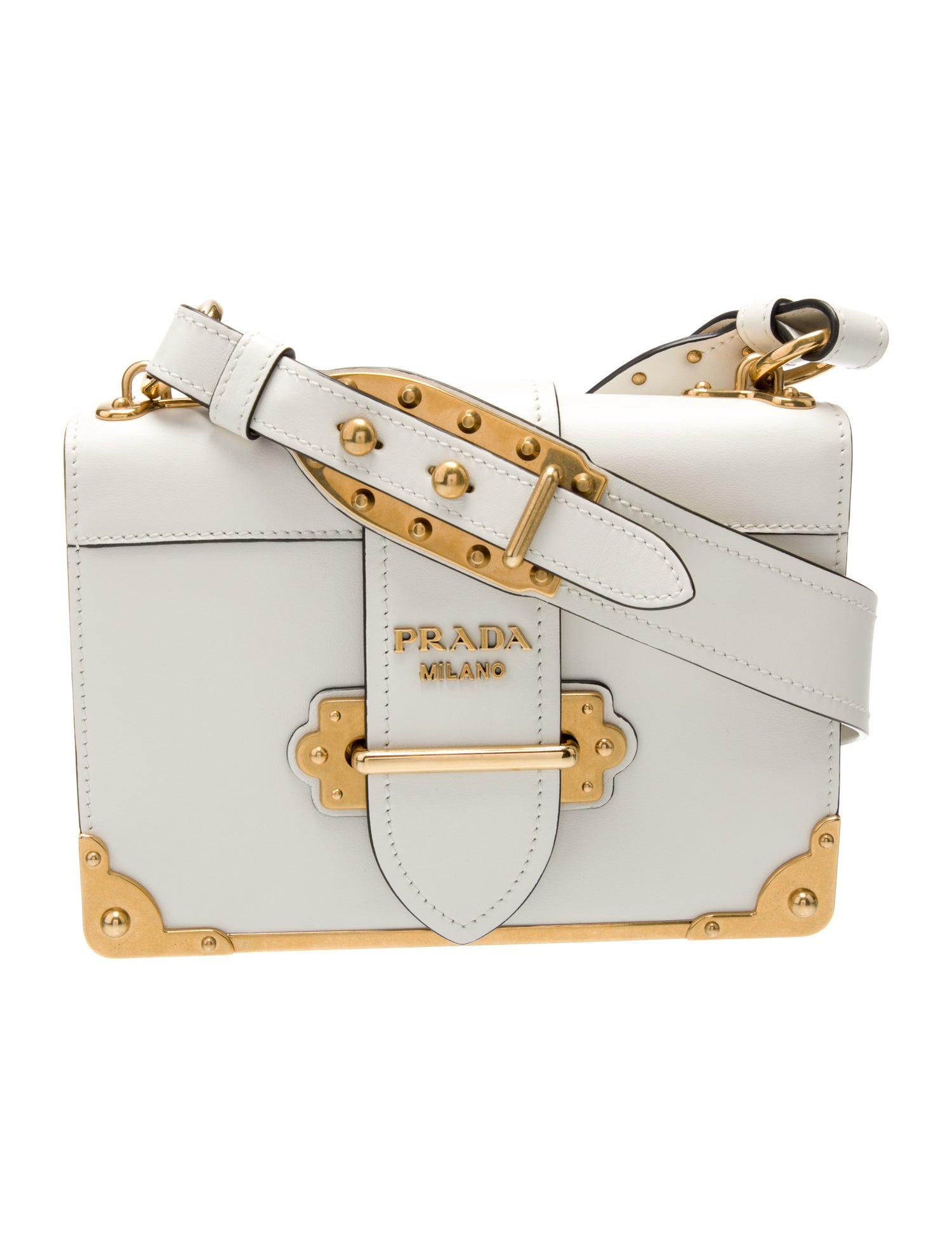 Prada City Calf Leather Cahier