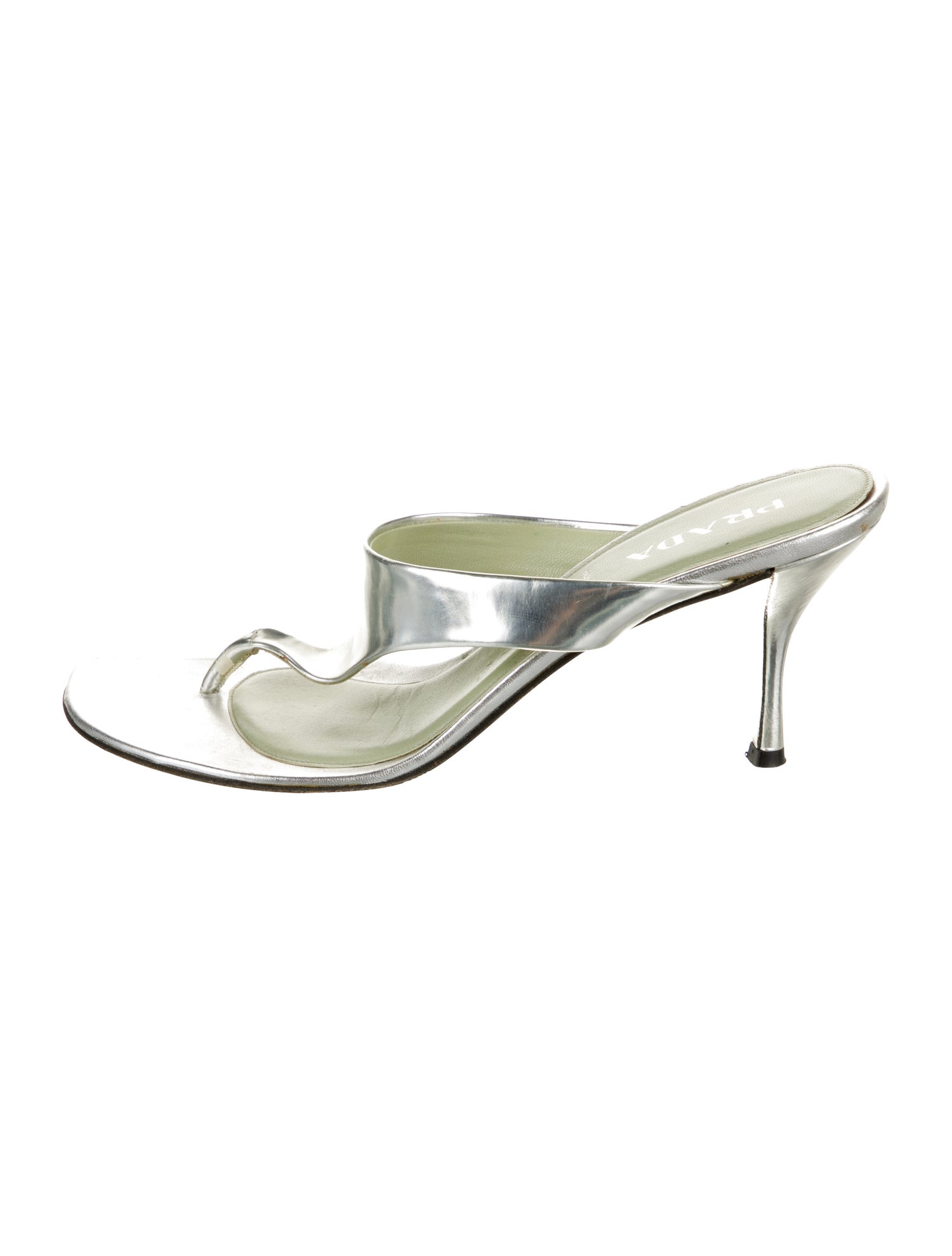 Prada Leather Slides