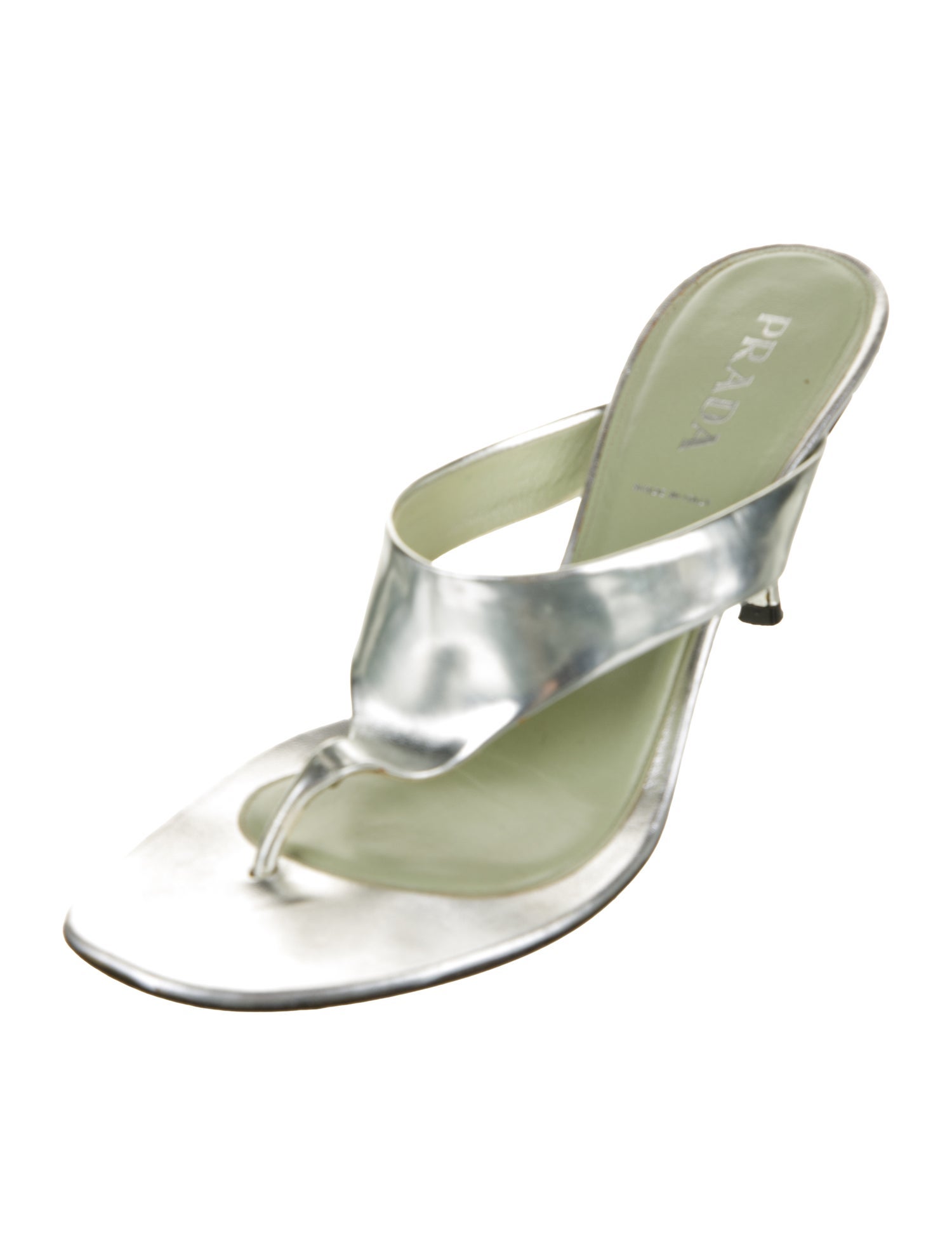 Prada Leather Slides