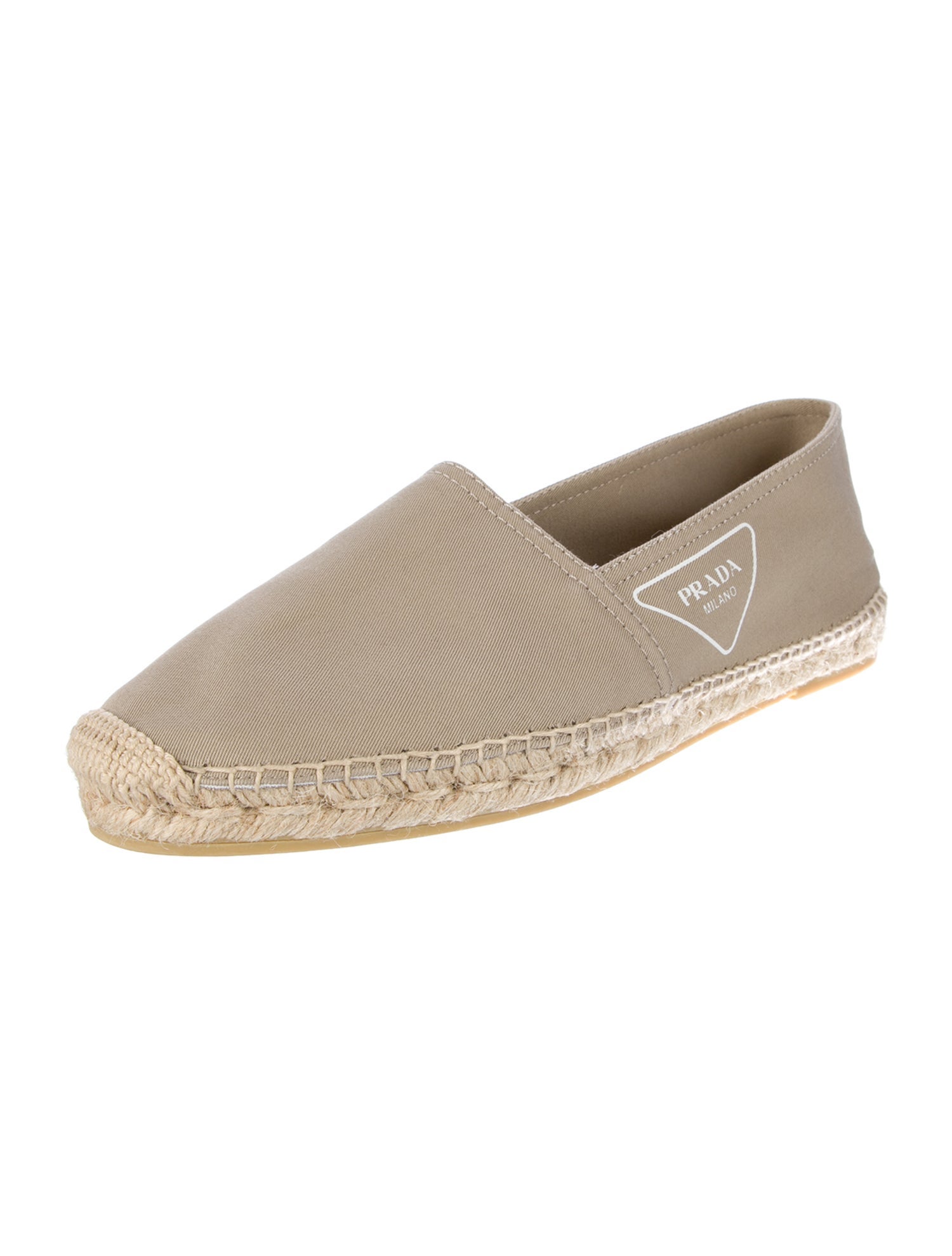 Prada Canvas Graphic Print Espadrilles