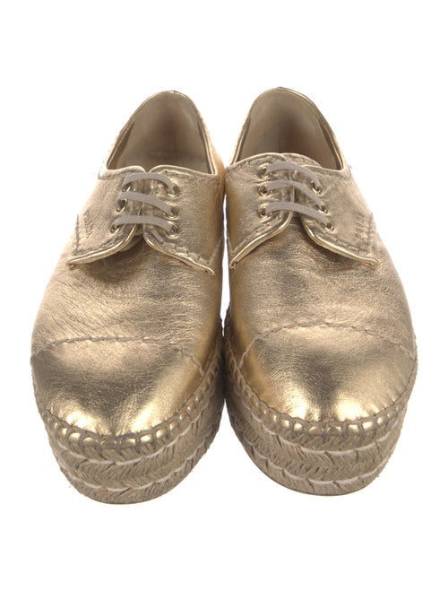 Prada Leather Espadrilles