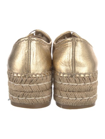 Prada Leather Espadrilles